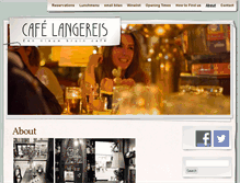 Tablet Screenshot of cafelangereis.nl